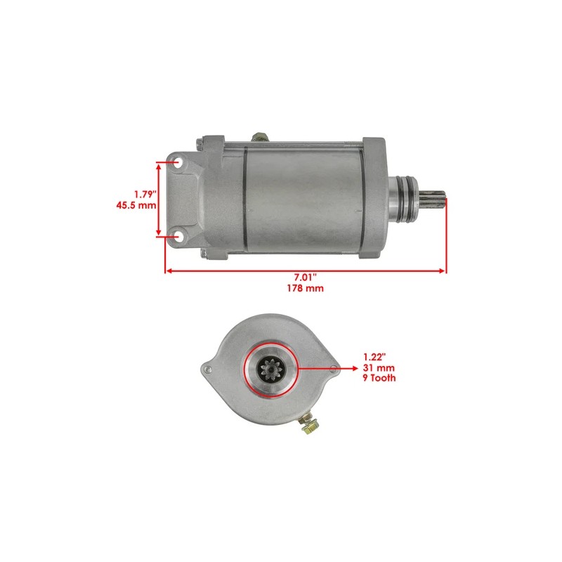 Caltric Starter & Drive for Polaris Ranger XP 700 683
