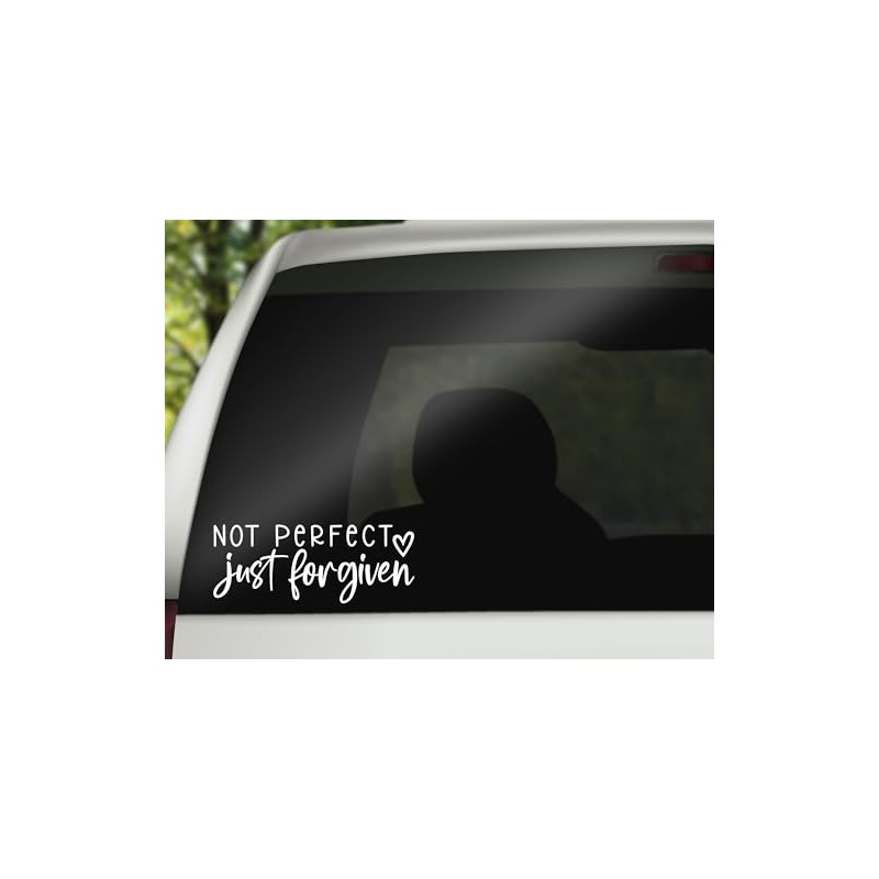 Not Perfect Just Forgiven Decal | Christian Decal | Religious