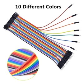 The Jumper Wire for 120-pin Circuit Board is 20 cm in Length, Including 40 pins Male-emale and Two Male and Two Female.