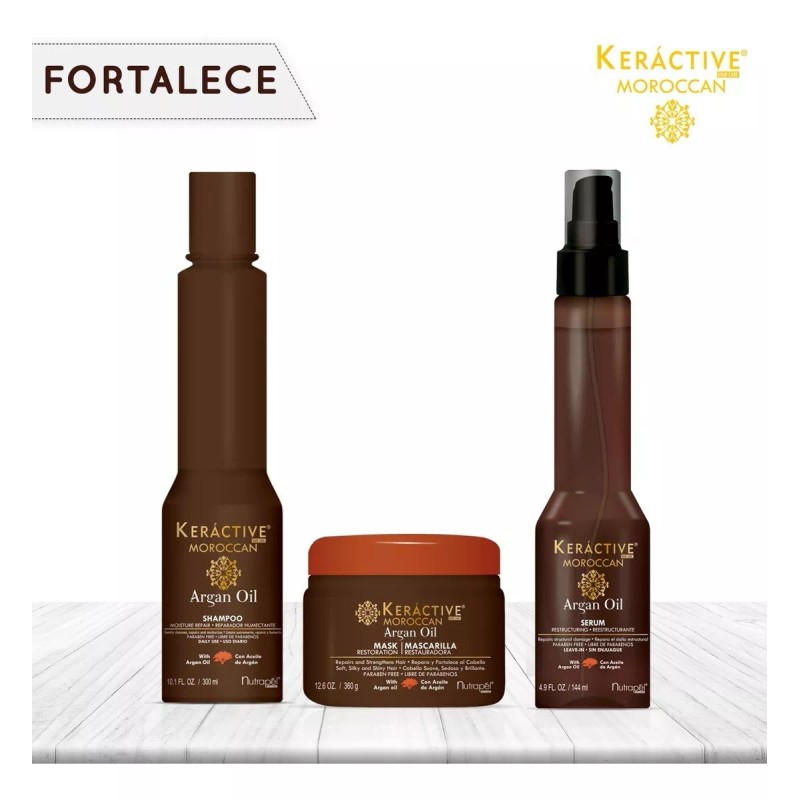 Nutrapel Kit Argan Oil Nutrapel 3 Pzs