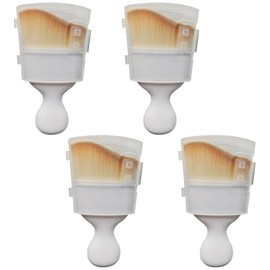 4PCS Car Interior Brush Soft Bristles Car Detailing Brush, Automotive Interior Dusting Brush, Car Interior Cleaning Brush, Car Duster Brush for Dashboard, Leather, Air Vents(Bright White)