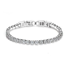 Galant Surgical Stainless Steel Bracelet, Simple, Medical Stainless Steel, Diamond CZ (Cubic Zirconia), Allergy Free, K18 Gold, Gold Plated, Silver, Hypoallergenic, Women's, Adult Delicate, Stainless