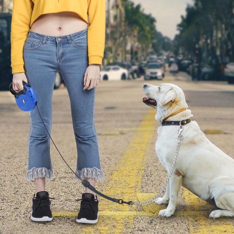 Idepet Heavy Duty Retractable Dog Leash for Small and Medium