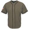 Pullonsy Memorial Day Blank Baseball Jerseys Army Dad T-Shirt for