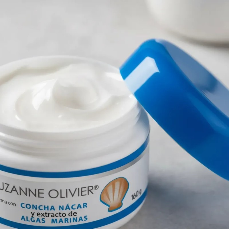 Crema Facial Suzanne Olivier Concha Nácar Y Algas Marinas