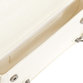 [JW PEI] eva Women's Handbag, Small, Crocodile Pattern, Shoulder Bag, Brand Bag, Women's, One Shoulder Bag, Simple Design, Bag, Stylish, Commuting Bag, Lightweight, embossed white