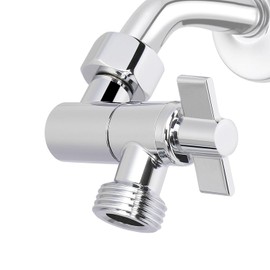 NearMoon Adjustable Shower Head Extension Adapter, SUS304 Stainless Steel Shower Arm Extension Connector for Shower Heads (Chrome Finish)