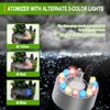 Desk Water Fountain Atomizing Rockery Water Fountain Desktop with LED