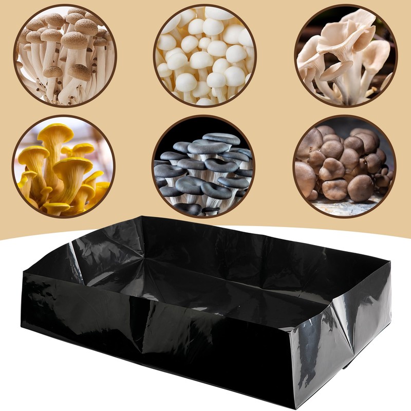 Adnee 15 Pcs Mushroom Monotub Liners-19" x 13" x 4"
