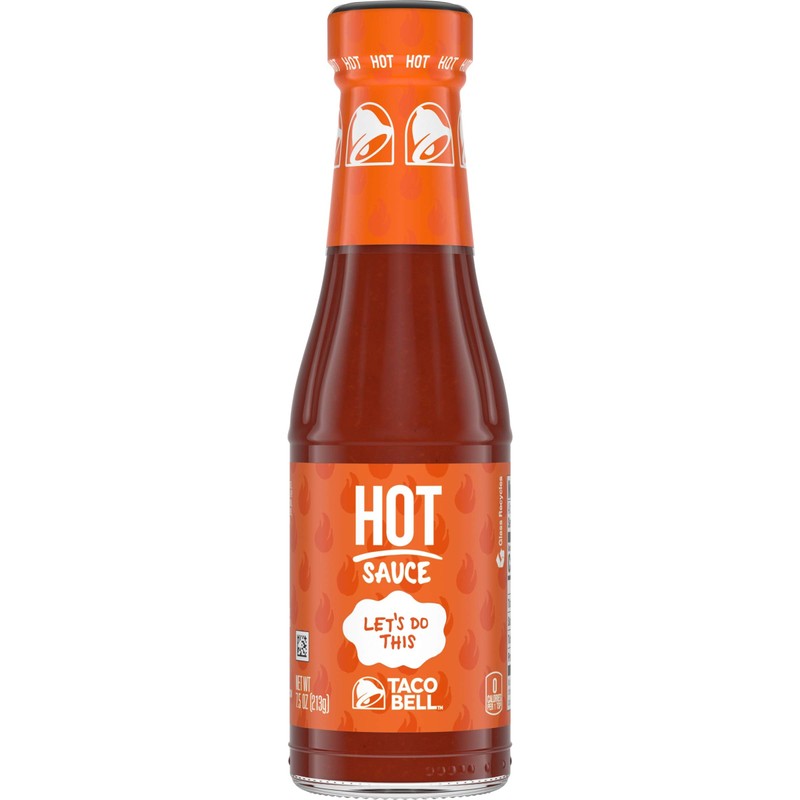 Taco Bell Hot Sauce, 7.5 oz, 3 pk
