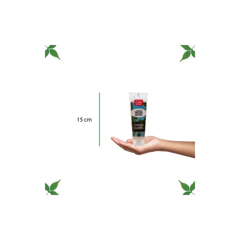 Paq 2 Crema Dental Artesanal De Corteza De Neem Sin