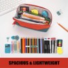 Sooez Wide-Opening Pencil Pen Case, Lightweight & Spacious Pencil Pouch