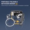 Vola Portable Collapsible Nail Clipper Travel Foldable Stainless Steel Keychain