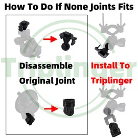 Triplinger Dash Cam Rear View Mirror Mount for Rexing Rove SASINON SUVCON Miden BAEASU Azacvb lensuge DoHonest iZEEKER Galphi BOOGIIO Otovoda Miofive Lensuge zhiroad Neideso Avylet Camera Holder