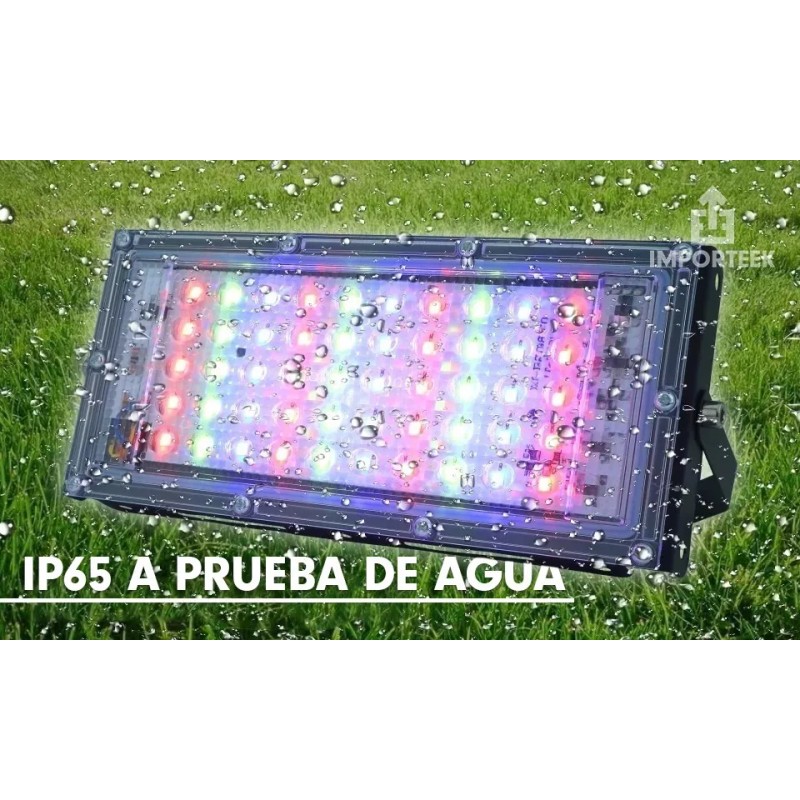 Importeek 10pz Reflector Lampara Led Rgb Iluminacion Color 30w Control