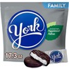 YORK YORK Dark Chocolate Peppermint Patties, Candy Family Pack, 17.3