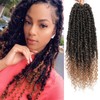 Passion Twist Crochet Hair Pre Looped, 12 Inch 9 Packs