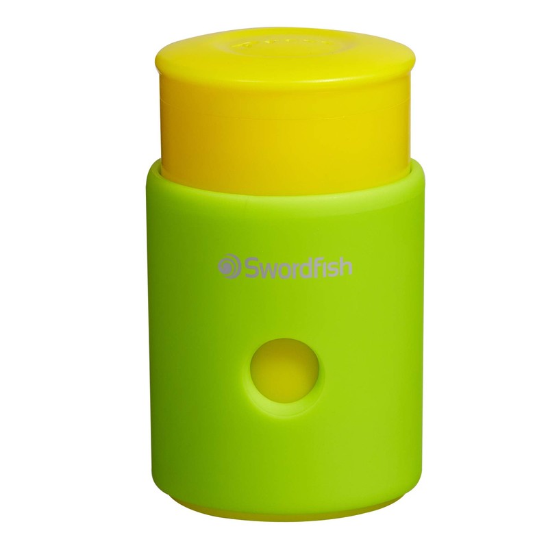 Swordfish ‘Click Click’ Pencil Sharpener with Mess-Free Canister [Pack of