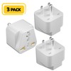 Bates- Universal Adapter, 3 Pack, Travel Adapter, UK to US
