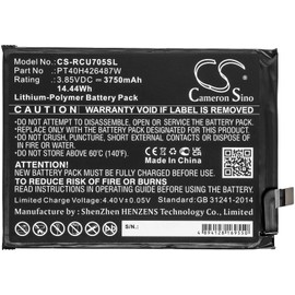 Harovi Battery for A*T&T Radiant Max,U705AA,fits P/N:PT40H426487W (3750mAh/14.44Wh)