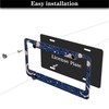 License Plate Frames for Women Blue License Plate Holder for