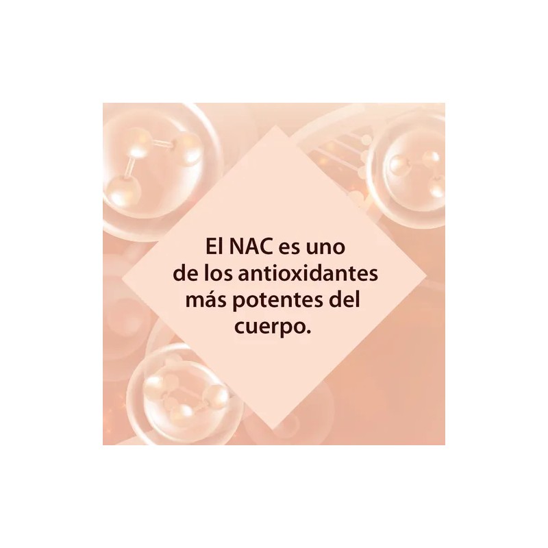 Nac N-acetil-cisteina 1000 Mg Naturelab® Vegano 60 Capsulas Sabor Sin
