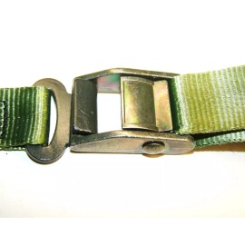 MM REIF   US MILITARY HMMWV H1 M998 M1114 12339817-2 44647-12 NEW 2 PC HOOK & BUCKLE STRAP ASY ARMY GR