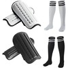 2 Pairs Soccer Shin Guards & 2 Pairs Soccer Socks