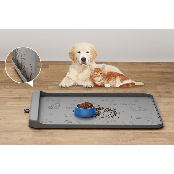 Dog Food Mat - Silicone Dog Mat for Food and