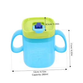 Healeved Elderly Care Sippy Cup Adult Spill Proof Cup Straw for Seniors Disabled Choke-Proof