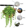 BESPORTBLE Semi-Circular Flower Pot Wall Hanging Imitation Leather Planter Home