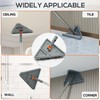 Feeloco Base Board Cleaner Tool,Wall Cleaning Mop with 360° Rotation,