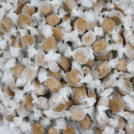 Gourmet Soft and chewy Salt Water Taffy Candies - Individually Wrapped - Bulk bags (Chocolate Peanut Butter, 2 Pound (Pack of 1))