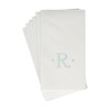 Caspari Antique Robin's Egg Single Initial Guest Towel Napkins in