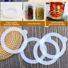 13 Glass Rubber Rings for Preserving Jar Lids, Preserving Jars