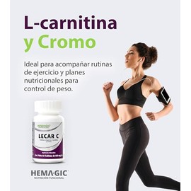 Lecar Carnitina Cromo Tabletas 650 Suplementos Alimenticios Fórmula Celulosa Microcristalina Polinicotinato 250 200 Mcg
