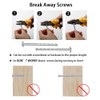 YOUYOUULU 4pcs Natural Amethyst Knobs Crystal Knobs Cabinet Stone Pulls