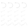 Briana Williams Clear Nose Stud Nose Piercing Retainers 20G 18G