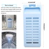 NGeGe 2pcs Washing Machine Lint Filter Net, Blue, Plastic, 15.5x6.3cm/6.1x2.48