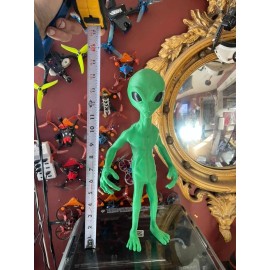 Unbranded Green Alien Figure! 15" Tall! Very Rare!