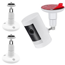 2 Pack Wall Mount Kit, VHB Adhesive or Screw, No Drill, Compatible with Arlo, Eufy Cam, Plug-in Ring & HD Security Camera, Stick & Up Cam Battery, Wyze Cam, Universal Indoor Outdoor Bracket