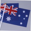 CAXUSD 50Pcs Hand Held Australia Stick Flags Small Country Flags