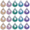 SUNNYCLUE 1 Box 50Pcs 5 Colors Clam Shell Charm Seashell