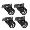 4pcs Caster Wheel 360 Degree No Noise Caster Fit for