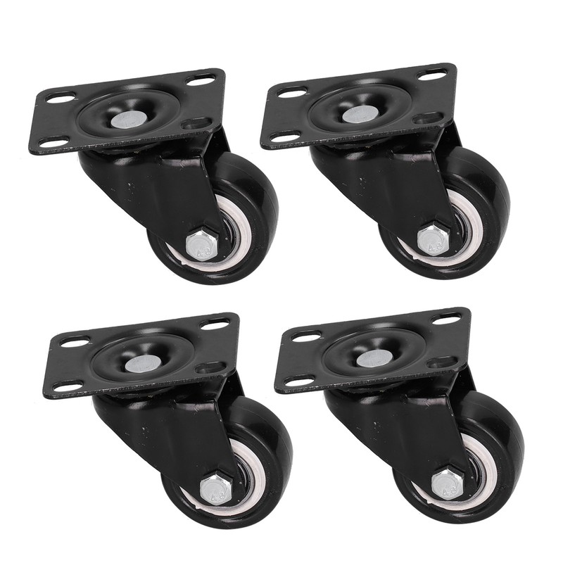 4pcs Caster Wheel 360 Degree No Noise Caster Fit for