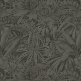 Ismoon 17.3"x137"Tropical Peel and Stick Wallpaper Fern Forest Wallpaper Vintage Dark Green Contact Paper Jungle Leaf Removable Self-Adhesive Wall Paper for Bathroom Vinyl Roll
