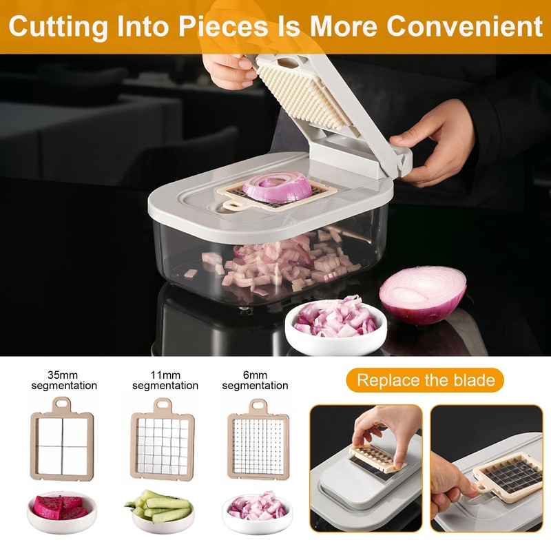 Vegetable Cutter, 10 in 1 Vegetable Slicer Ideal as a