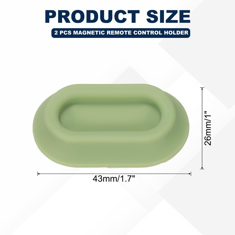 PATIKIL Magnetic Remote Control Holder Wall Mount, Silicone Remote Control