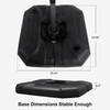 PURPLE LEAF Patio Umbrella Base SBL4090 Water &Sand Filled Weighted
