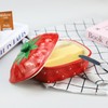Bicuzat Ceramic Butter Dish with Lid Butter Keeper Butter Plate